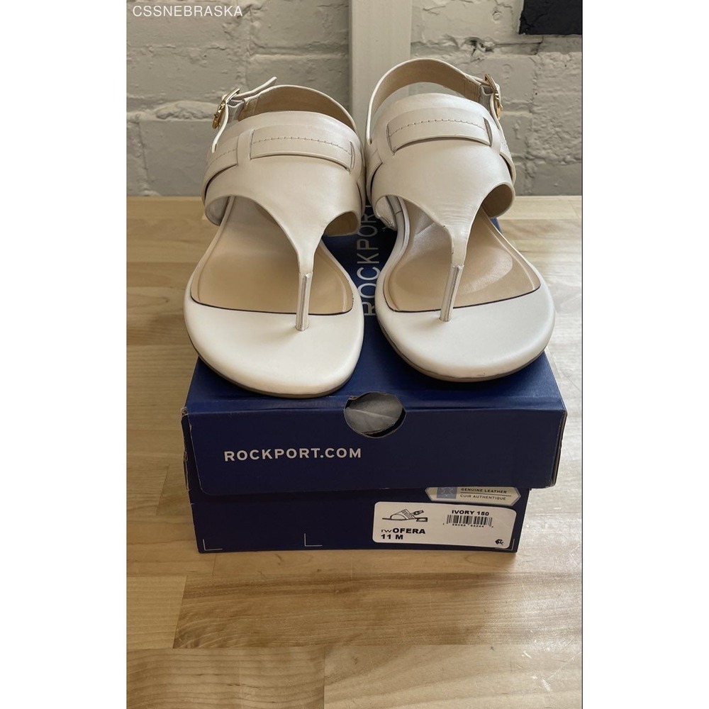 Rockport Cream Women's Ofera Slingback Sandals - Size 11M